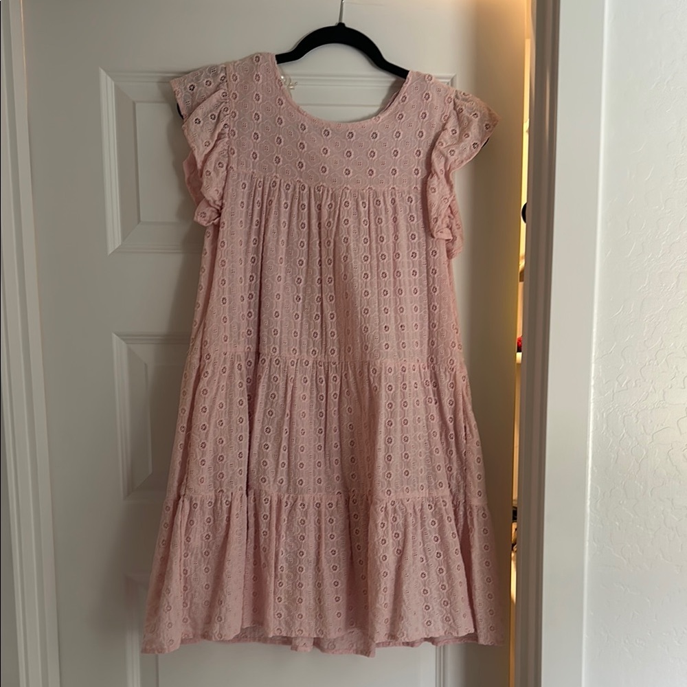 Pink Eyelet women’s  Dress